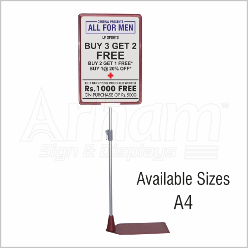 Table Top Roll Up Standee